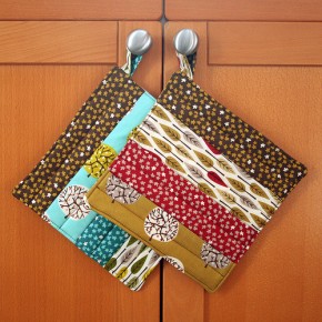 nature walk pot holders