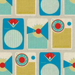 transistors blue